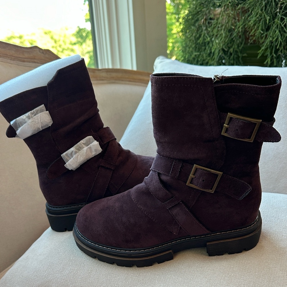 Women's Black Combat Boots